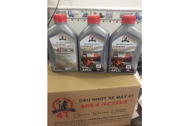 dầu nhớt xe máy nova